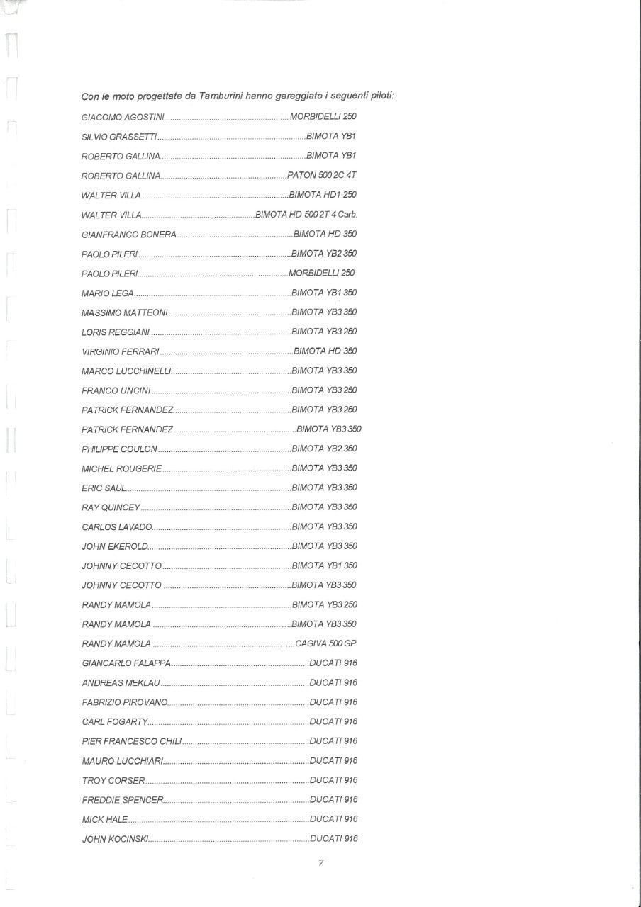 Amarcord: Quella volta che Massimo Tamburini mi lasciò il curriculum